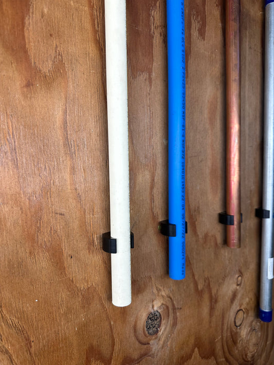 3/4" PVC Tubing Retaining Clips